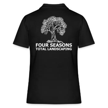 Aménagement paysager total quatre saisons - Polo Femme - noir - Dos - Ailine (174cm)