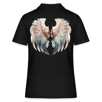 Ailes Pastel Envolée Douce - Polo Femme - noir - Dos - Ailine (174cm)