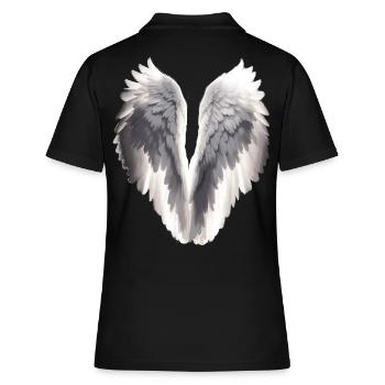 Ailes d’ange - Polo Femme - noir - Dos - Ailine (174cm)