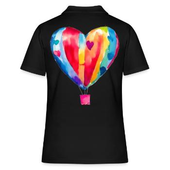 Ballon - Polo Femme - noir - Dos - Ailine (174cm)
