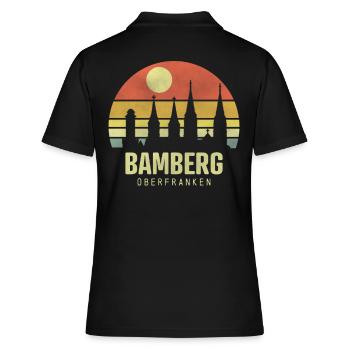 Bamberg Bamberg Ville de Haute-Franconie Coordonnées - Polo Femme - noir - Dos - Ailine (174cm)