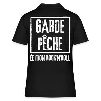 Fishing Guard ROCK Edition - Women's Polo Shirt - black - Back - Ailine (174cm)