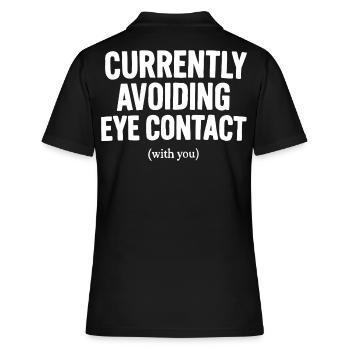 Pas de contact visuel - Polo Femme - noir - Dos - Ailine (174cm)
