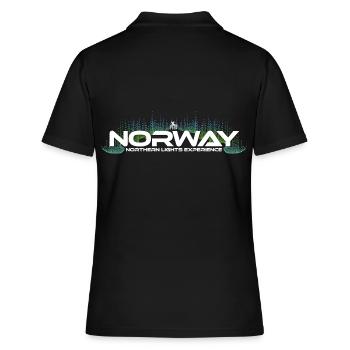 Norvège - Expérience Des aurores boréales - Polo Femme - noir - Dos - Ailine (174cm)