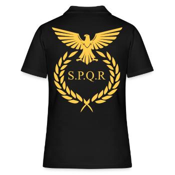 Chemise SPQR Historsisches - Polo Femme - noir - Dos - Ailine (174cm)