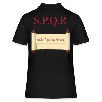 Chemise SPQR Historsisches - Polo Femme - noir - Dos - Ailine (174cm)