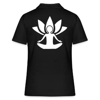 Namaste Yogi - Yoga - Polo Femme - noir - Dos - Ailine (174cm)