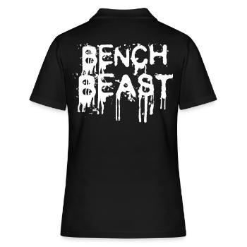 Bank Beast - Culturisme - Polo Femme - noir - Dos - Ailine (174cm)