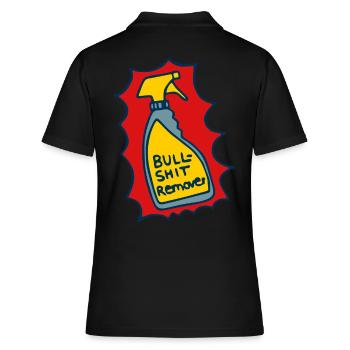 Cleaner, Bullshit Remover - Women's Polo Shirt - black - Back - Ailine (174cm)
