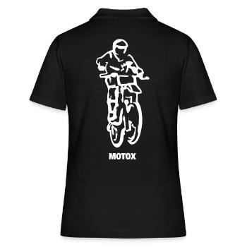 MOTOCROSS MOTX - Polo Femme - noir - Dos - Ailine (174cm)