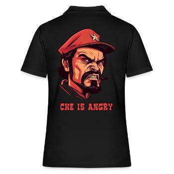 Che ist wütend - Frauen Polo Shirt - Schwarz - Hinten - Ailine (174cm)