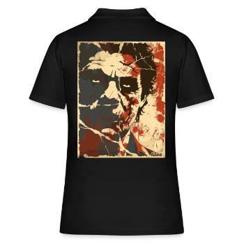 Le bon mauvais garçon – Portrait grunge - Polo Femme - noir - Dos - Ailine (174cm)