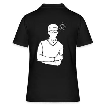 Génie - Polo Femme - noir - Dos - Ailine (174cm)