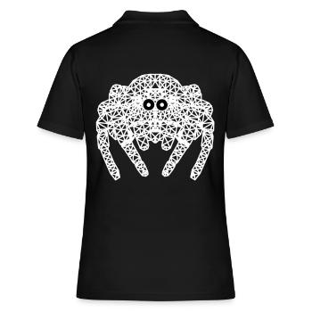 Araignées Araignées Araignées Animaux horreur Halloween - Polo Femme - noir - Dos - Ailine (174cm)