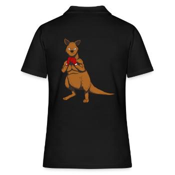 Boxe Kanguru Boxerkanguru Kanerkanguru Boxe Kanerkanguru - Polo Femme - noir - Dos - Ailine (174cm)
