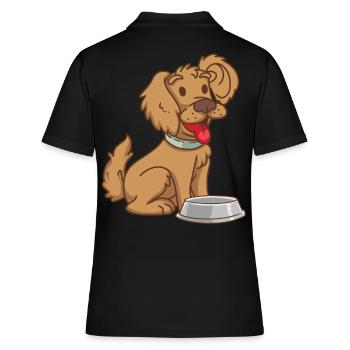 Chien enfants bébé animaux animaux animaux chiens - Polo Femme - noir - Dos - Ailine (174cm)