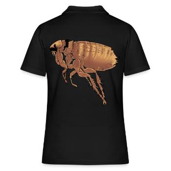 Puces puces vermine ravageurs insectes nature - Polo Femme - noir - Dos - Ailine (174cm)