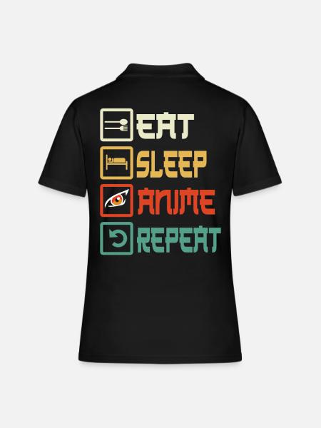 Anime - Women's Polo Shirt - black