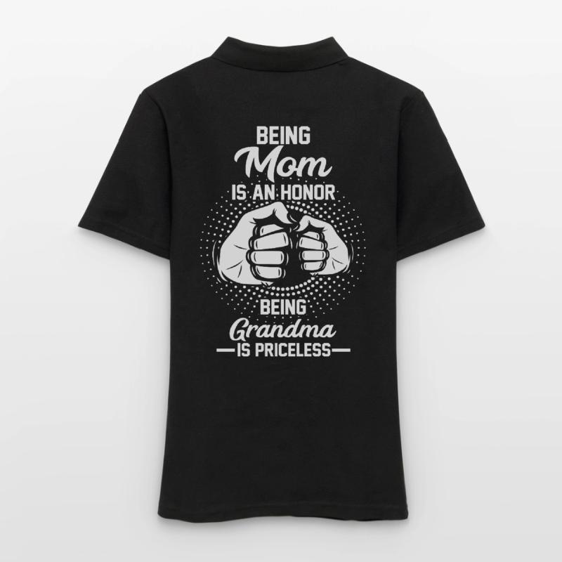 Oma Mama Mutter Großmutter Frauen Polo Shirt