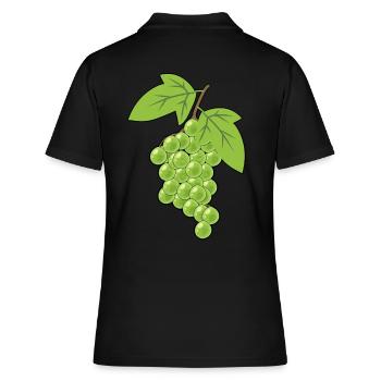Raisins Raisins Jardiniers amateurs Récolte Vigne - Polo Femme - noir - Dos - Ailine (174cm)