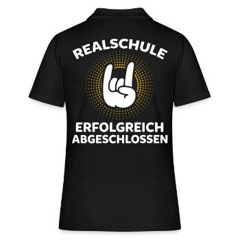 Realschule Réussi - Polo Femme - noir - Dos - Ailine (174cm)