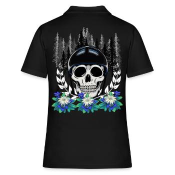 Alpinisme Forêt Sauvage Sports Extrêmes Gentiane Nature - Polo Femme - noir - Dos - Ailine (174cm)