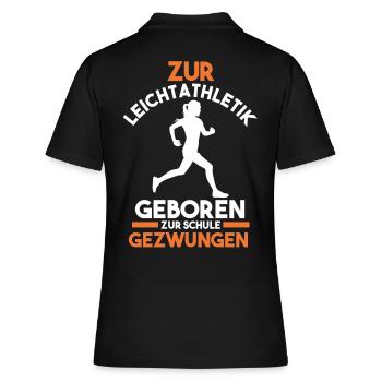 Leichtathletik - Frauen Polo Shirt - Schwarz - Hinten - Ailine (174cm)