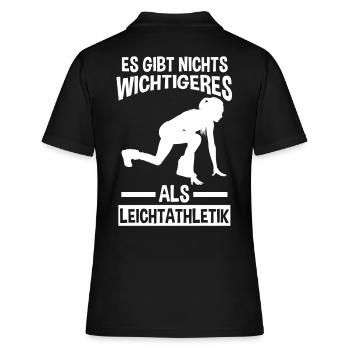 Leichtathletik - Frauen Polo Shirt - Schwarz - Hinten - Ailine (174cm)