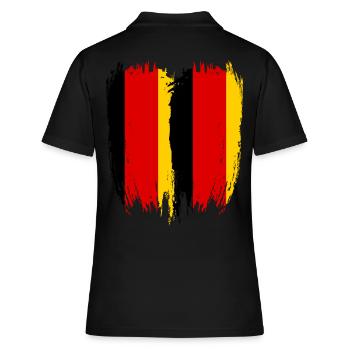 Allemagne Drapeau Allemagne - Polo Femme - noir - Dos - Ailine (174cm)