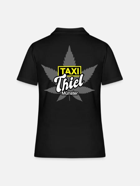 Taxi Thiel Münster - Frauen Polo Shirt - Schwarz