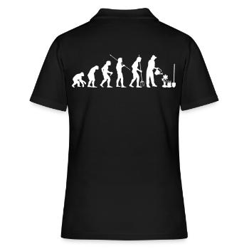 Garden, Farmer, Landscaper, Plants - Women's Polo Shirt - black - Back - Ailine (174cm)