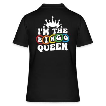 Bingo Player Bingo Jeu de bingo Jeux de bingo - Polo Femme - noir - Dos - Ailine (174cm)