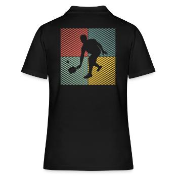 Jeu de balles de pickleball Joueur de pickleball - Polo Femme - noir - Dos - Ailine (174cm)