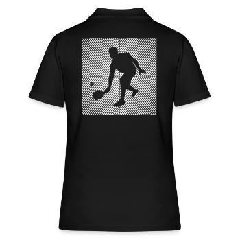 Jeu de balles de pickleball Joueur de pickleball - Polo Femme - noir - Dos - Ailine (174cm)