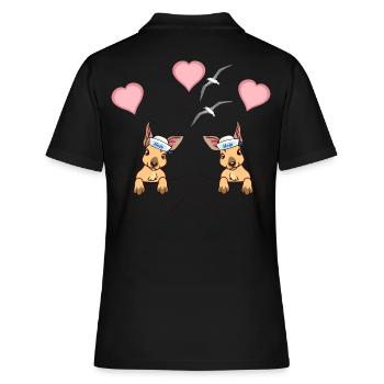 Marins Kangoru Marins Marins Ahoy Enfant - Polo Femme - noir - Dos - Ailine (174cm)