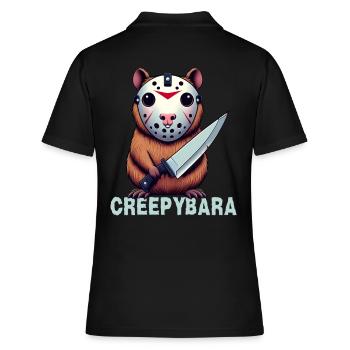 Parodie d’horreur de Capybara, fans de films d’horreur - Polo Femme - noir - Dos - Ailine (174cm)