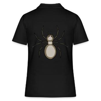 Mignonne Petite Araignée, Araignées, Animaux, Animaux De Compagnie - Polo Femme - noir - Dos - Ailine (174cm)