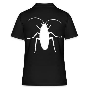 Cafard cafard insecte insecte parasite panique - Polo Femme - noir - Dos - Ailine (174cm)