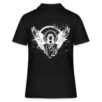 Épopée de l’ange au-delà de la mort Résurrection Jésus Dieu - Polo Femme - noir - Dos - Ailine (174cm)