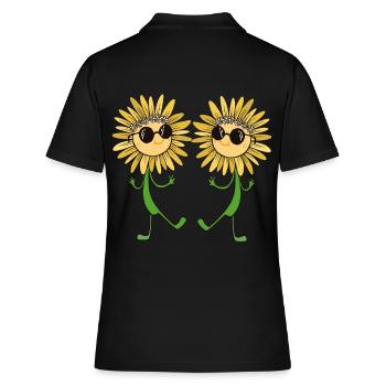 Lunettes de jardin de fleurs de tournesol d’été jardinier - Polo Femme - noir - Dos - Ailine (174cm)