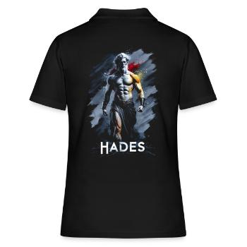 Hadès, mythologie grecque, dieu - Polo Femme - noir - Dos - Ailine (174cm)