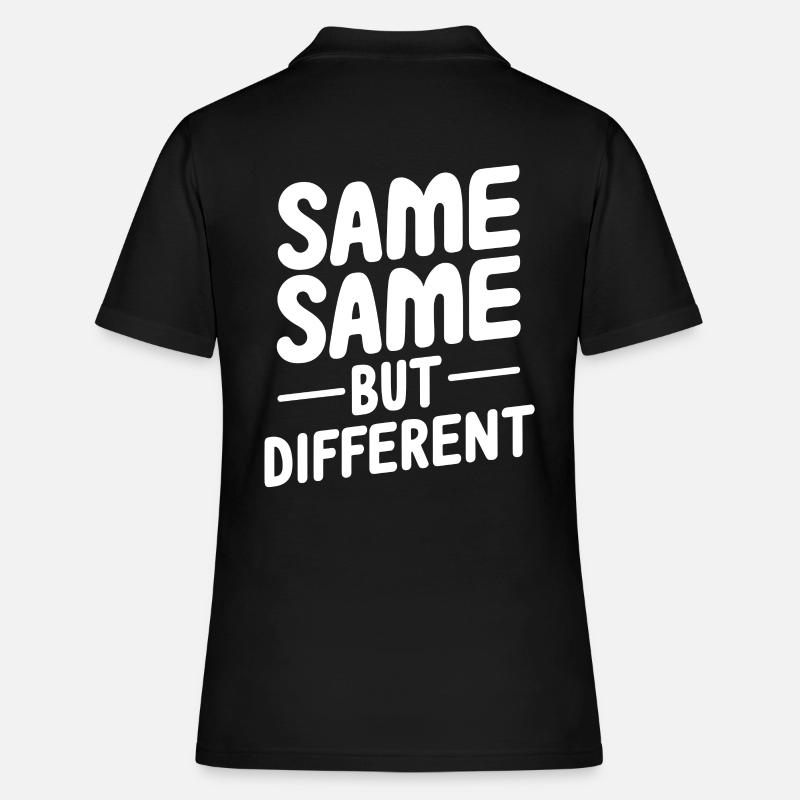 Same same but different - Women's Polo Shirt - black