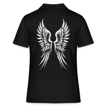 Angelwings Ailes d’ange Angel Wings - Polo Femme - noir - Dos - Ailine (174cm)