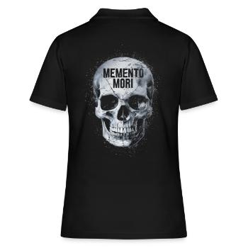 Crâne Memento mori - Polo Femme - noir - Dos - Ailine (174cm)