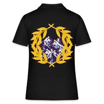 Couronne de laurier alpinisme alpinisme montagnes montagnes - Polo Femme - noir - Dos - Ailine (174cm)