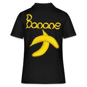Banane Fruit de la banane - Polo Femme - noir - Dos - Ailine (174cm)