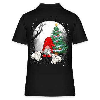 Saint-Nicolas Père Noël Habitant de la forêt Zerge - Polo Femme - noir - Dos - Ailine (174cm)