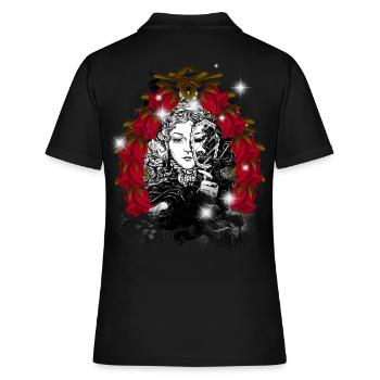 Mystique Magique Conte de fées Conte de fées Personnage Sorcière - Polo Femme - noir - Dos - Ailine (174cm)