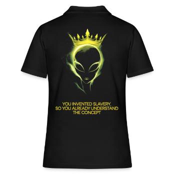 Alien so you already understand the concept - Women's Polo Shirt - black - Back - Ailine (174cm)