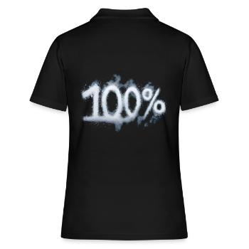 100% - Polo Femme - noir - Dos - Ailine (174cm)
